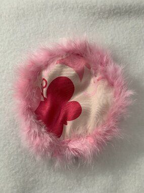 American Girl Doll Licorice Pet Cat Pink Fluffy Satin Pillow Pleasant Company